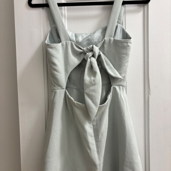 Aritzia Aperature Tie-Back Dress (Mint) - Picture 2 of 3